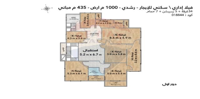 Villa For Rent In Roushdy - Qism Sidi Gabir - Alexandria
